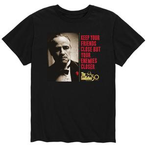 Мужская закрытая футболка The Godfather Friends Licensed Character