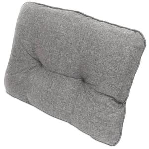 Подушка для отдыха Beautissu Beauflair Outdoor Rücken, светло-серый - 12 х 40 х 60 см