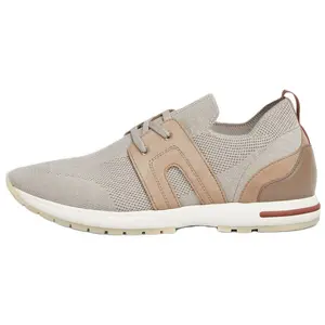 Loro Piana 360 LP Flexy Walk Suede Low top Casual Shoes Women's Gray