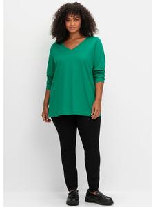 Футболка sheego, зеленый