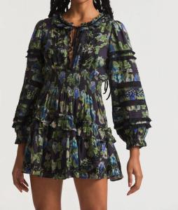 Темно-синее платье Clarkie LoveShackFancy