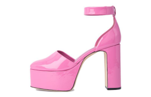 Barb 120mm Platform Pumps By Far, lipstick color