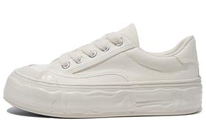 Стильные скейтерские туфли женские TUOPIN, бежево-коричневые