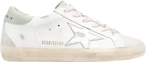 Кроссовки Golden Goose Wmns Superstar 'White Ice Silver Aquamarine', белый