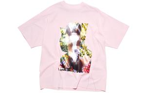 Футболка женская розовая Acne Studios