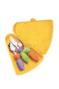 Мини-набор столовых приборов в футляре Guzzini, мультиколор