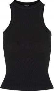Топ Urban Classics Ladies Racer Back Rib Top, черный
