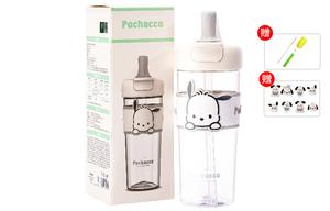 Кружка Tritan Material для школы студентов мужская и женская двойная стенка изолированная Sanrio, белый