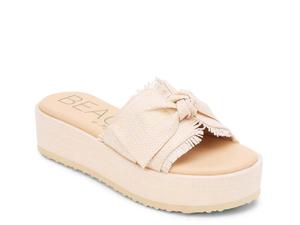 Сандалии Beach by Matisse Sunda Platform Sandal, Light Beige Raffia