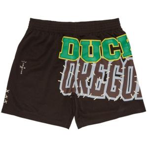 Шорты Cactus Jack By Travis Scott Cactus Jack by Travis Scott x Mitchell & Ness University Of Oregon Shorts, коричневый