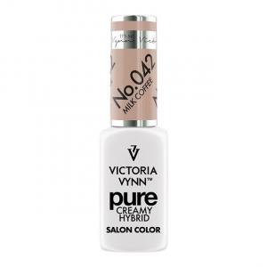 Лак для ногтей гибридный Victoria Vynn Pure Creamy Hybrid 042 Milk Coffee, 8 мл