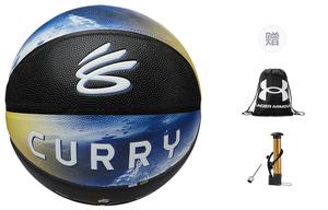 Under Armour Баскетбольный мяч CURRY 295 DUB NATION Collection Black Collector's Level размер 7 тренировочный соревновательный унисекс