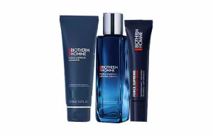 BIOTHERM Набор для ухода за кожей Biouquan Men's Diamond Blue, увлажняющий, очищающий, 125мл+200мл, подарок на день рождения для парня