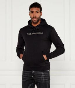 Толстовка мужская Karl Lagerfeld с капюшоном, черный / золотой
