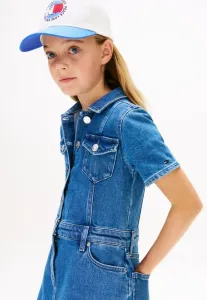 Джинсовое платье с коротким рукавом в стиле "тракер" Tommy Hilfiger, Truebluedenim