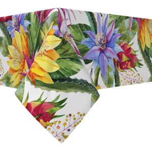 Прямоугольная скатерть, 100 % хлопок, 52x84 дюйма, цветочный 191