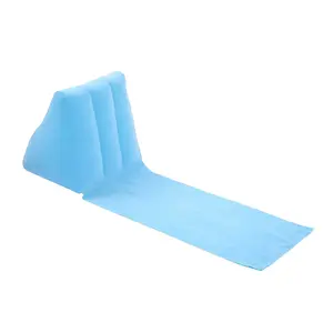 Подушка для кемпинга на открытом воздухе, треугольная подушка, надувная подушка с ПВХ-покрытием, портативная, складная, для летнего пляжного шезлонга, снаряжение для путешествий на открытом воздухе Homedvery