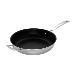 Сковорода из нержавеющей стали с антипригарным покрытием 3-слойная Foos is love Le Creuset, металлик