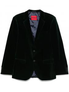 HUGO бархатный пиджак, зеленый