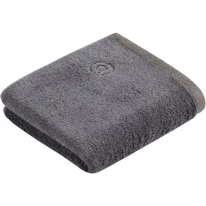 Полотенце Prato однотонное, с меланжевой отделкой на кромке Bugatti, Flanell