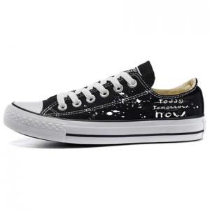 Converse Кроссовки All Star Imagination Through Spacetime износостойкие и легкие низкие кэны Unisex черные белые
