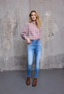 Джинсы carmen, узкий крой Pulz, Light Blue Denim