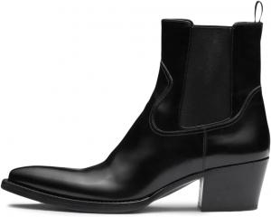 Женские ботильоны Челси с остроконечным носком и эластичной посадкой, удобные, с низким каблуком-блоком, на щиколотку, классические, для вечеринок, мероприятий и повседневной носки, размеры US 4-16 Wansseny, Black