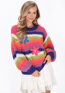 Джемпер IZIA SWEATER, Blue Multicolor/Multi-Coloured