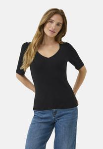 Футболка Kaffe CARLA, Black Deep/Mottled Black