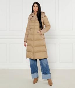 Пуховик Guess Jeans Carolyn, бежевый