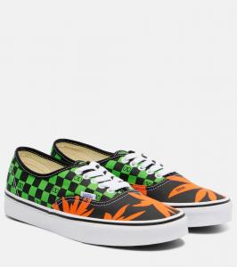 Кроссовки Vans с принтом VLogo Valentino Garavani, Green Black