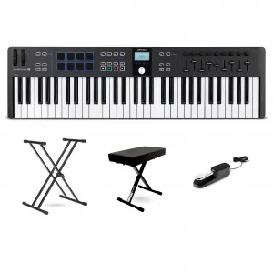 MIDI-контроллер Arturia KeyLab Essential 61 mk3, комплект Essentials, черный
