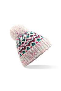 Зимняя шапка Blizzard с помпоном Beechfield, мультиколор