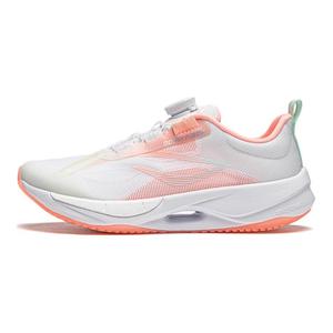 Суперлегкие 21 детские кроссовки GS Low-top белые/розовые Lining Young, розовый