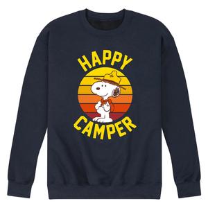 Мужской свитшот с рисунком Peanuts Snoopy Happy Camper Licensed Character