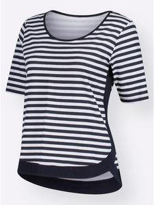 полосатая рубашка темно-синего и белого цветов WITT WEIDEN