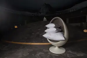 Подушка FAM HOME 60x60, 2 шт., мягкая микрофибра - гипоаллергенная подушка 60x60 с оптимальной поддержкой шеи и головы Interscalit