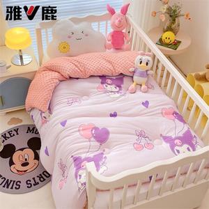 Yalu Одеяло зимнее 200х230 см, вес 4 кг, молочный флис, категория А, цвет Cherry Kuromi