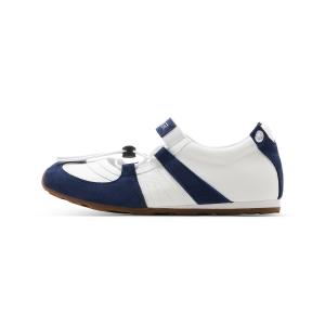 C°BANNER Белые и голубые женские балетки, цвет White Blue