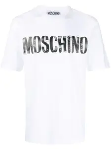 Футболка с логотипом Moschino, белый