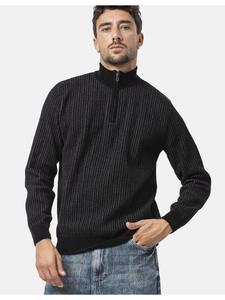 Cipo & Baxx Пуловер CP286 черного цвета