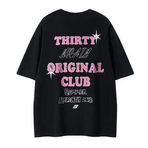 Футболка унисекс 30BRAID, розово-красная