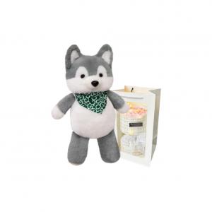 Милые креативные бегущие волки плюшевые куклы высота 38см PUDOWRABBIT