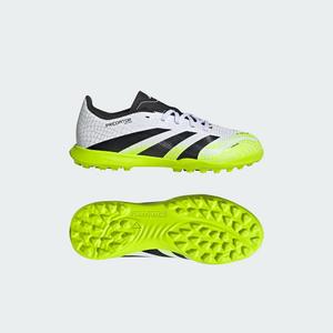Бутсы Adidas Predator League Turf Cleats Kids, цвет Cloud White/Core Black/Lucid Lemon