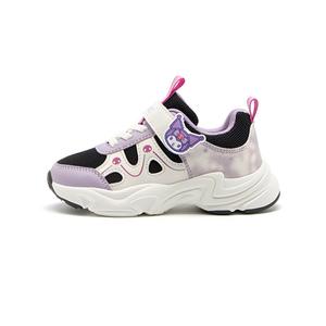 Kulomi устойчивые к истиранию легкие амортизирующие низкие кроссовки для детей Sanrio, фиолетовый/черный