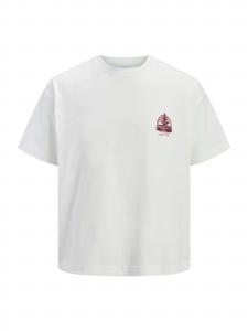 JACK & JONES Футболка 'JORMAINE' в белом цвете
