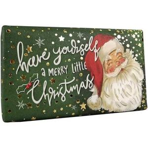 Праздничное мыло 190 г Санта-Корица и Апельсин The English Soap Company