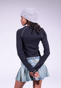 Топ с длинными рукавами UNISEX YOURTURN, черный