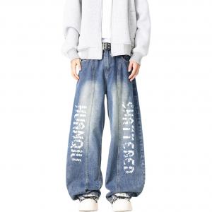 Джинсы Unisex Moderate Scimitar HUANQIU, синий (белый)