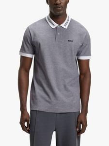 Хлопковая поло с логотипом BOSS HUGO BOSS